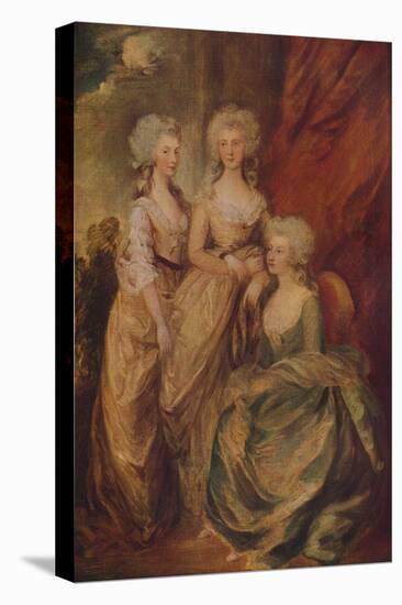 'The Three Eldest Princesses: Charlotte, Princess Royal, Augusta and Elizabeth', c1783-Thomas Gainsborough-Premier Image Canvas