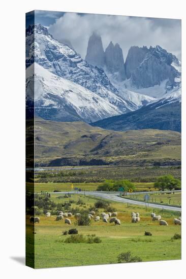 The Three Towers, Torres Del Paine National Park, Chilean Patagonia, Chile-G & M Therin-Weise-Premier Image Canvas