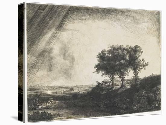 The Three Trees, 1643-Rembrandt van Rijn-Premier Image Canvas