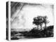 The Three Trees, Engraved by James Bretherton (Etching)-Rembrandt van Rijn-Premier Image Canvas