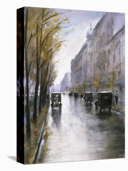 The Tiergartenstrasse, Berlin-Lesser Ury-Premier Image Canvas