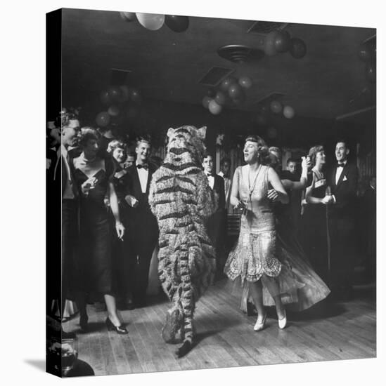 The Tiger Getting Expert Instructions from the Lady, During Charleston Party-Martha Holmes-Premier Image Canvas