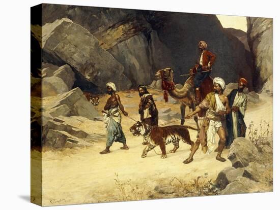 The Tiger Hunt, 1896-Rudolphe Ernst-Premier Image Canvas