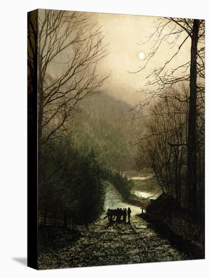 The Timber Waggon-John Atkinson Grimshaw-Premier Image Canvas