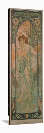 The Times of the Day: Evening Contemplation, 1899-Alphonse Mucha-Premier Image Canvas