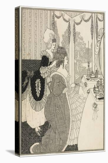 The Toilet, from the Rape of the Lock by Alexander Pope, C.1895-96 (Pen and Ink)-Aubrey Beardsley-Premier Image Canvas