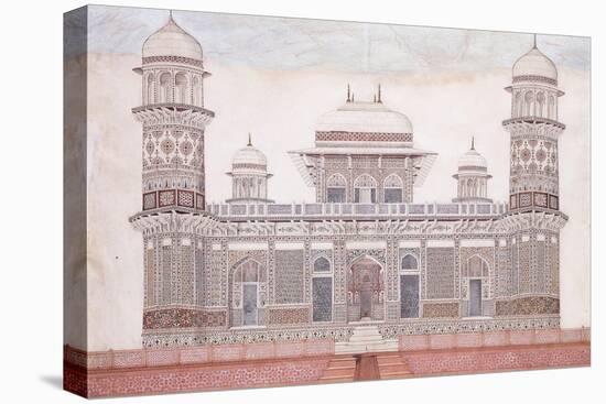 The Tomb of the Itmad-Ud-Daula, C.1815 (Encil, Pen and Black Ink, W/C, Heightened with Touches O)-null-Premier Image Canvas