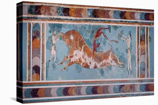 The Toreador Fresco, Knossos Palace, Crete, circa 1500 BC-null-Premier Image Canvas