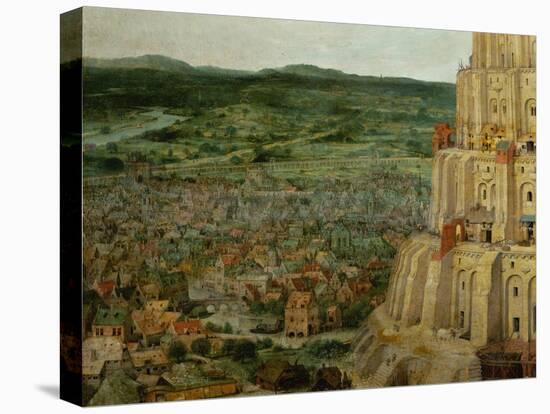 The Tower of Babel, Detail-Pieter Bruegel the Elder-Premier Image Canvas