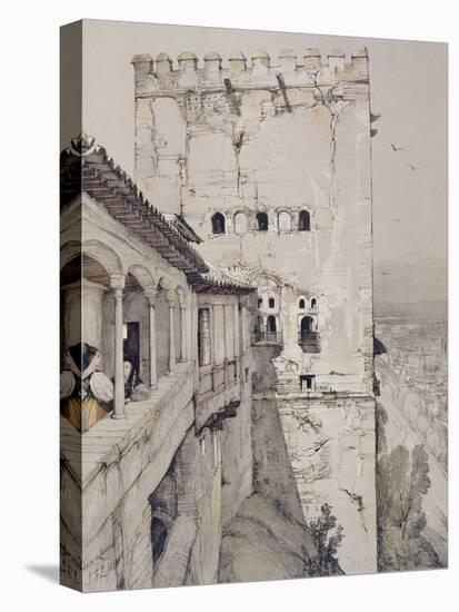 The Tower of Comares (Torre De Comares)-John Frederick Lewis-Premier Image Canvas
