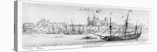 The Tower of London, C.1637-41-Wenceslaus Hollar-Premier Image Canvas