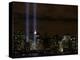 The Towers of Light Shine Over the Manhatten Skyline-null-Premier Image Canvas