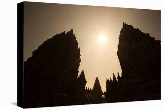 The Towers of the Hindu Prambanan Temples in Central Java-Alex Saberi-Premier Image Canvas