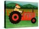 The Tractor-Stephen Huneck-Premier Image Canvas