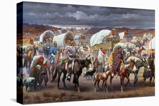 The Trail Of Tears, 1838-Robert Lindneux-Premier Image Canvas