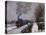 The Train in the Snow by Claude Monet-null-Premier Image Canvas