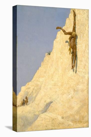 The Transgressor (The Apache Trail: Tio Juan Hanging There Dead! the Way of the Transgressor) 1891-Frederic Remington-Premier Image Canvas