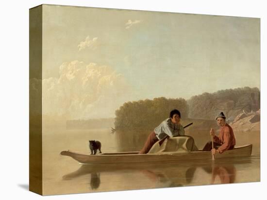 The Trapper's Return, 1851-George Caleb Bingham-Premier Image Canvas