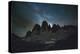 The Tre Cime Di Lavaredo with Milky Way-Niki Haselwanter-Premier Image Canvas