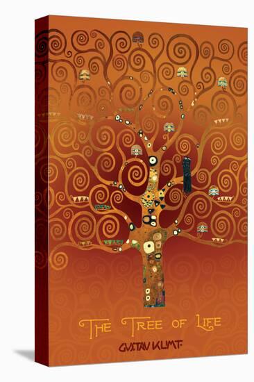 The Tree of Life Pastiche Brule-null-Stretched Canvas