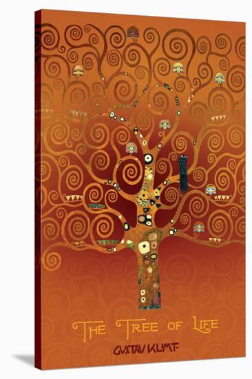 The Tree of Life Pastiche Brule-null-Stretched Canvas