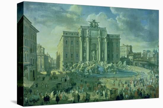 The Trevi Fountain in Rome, 1753-56-Giovanni Paolo Pannini-Premier Image Canvas