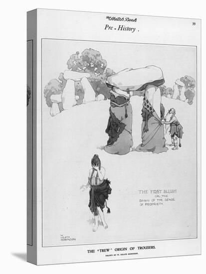 The Trew Origin of Trousers-William Heath Robinson-Stretched Canvas