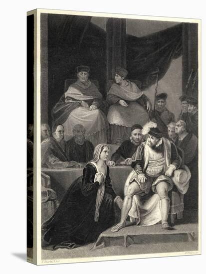 The Trial of the Marriage Between Henry VIII and Catherine of Aragon-Harry Payne-Stretched Canvas