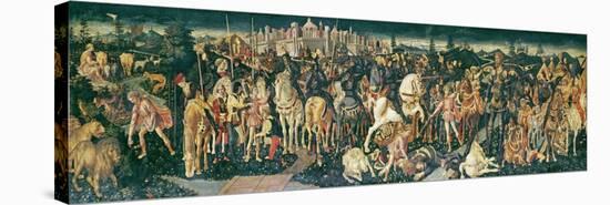 The Triumph of David and Saul, c.1445-55-Francesco Di Stefano Pesellino-Premier Image Canvas
