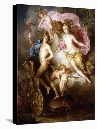 The Triumph of Venus and Cupid with Cupid's Chariot-Johann Georg Platzer-Premier Image Canvas