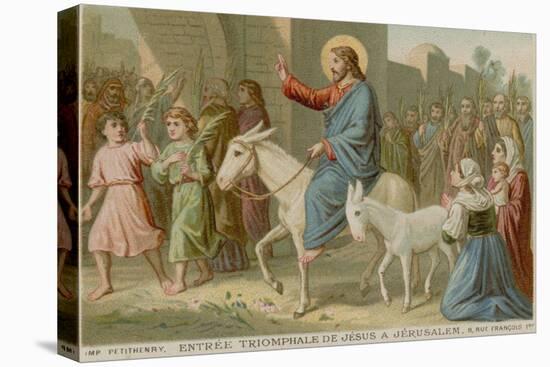 The Triumphal Entry of Jesus into Jerusalem-null-Premier Image Canvas