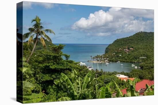 The tropical and very sheltered Marigot Bay, St. Lucia, Windward Islands, West Indies Caribbean, Ce-Martin Child-Premier Image Canvas