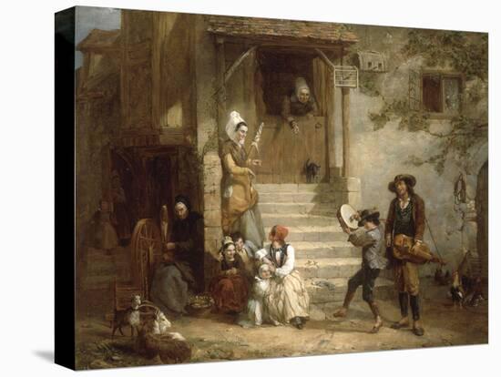 The Troubadors (Street musicians), 1842-Frederick Goodall-Premier Image Canvas