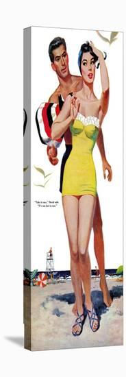 The Trouble With Love - Saturday Evening Post "Leading Ladies", June 4, 1955 pg.31-Wesley Snyder-Premier Image Canvas