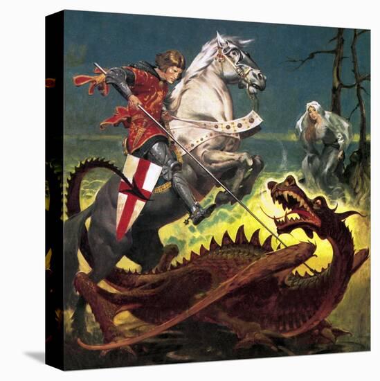 The Truth Behind the Legend: St George -- the Soldier Who Became a Saint-English School-Premier Image Canvas