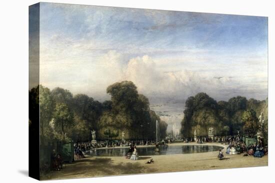 The Tuileries Gardens, 1858-William Wyld-Premier Image Canvas