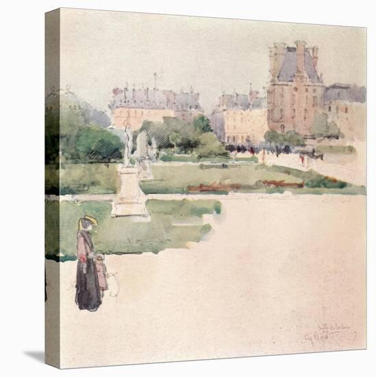 'The Tuileries Gardens', 1915-Eugene Bejot-Premier Image Canvas