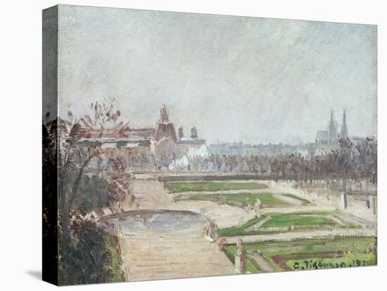 The Tuileries Gardens and the Louvre-Camille Pissarro-Premier Image Canvas