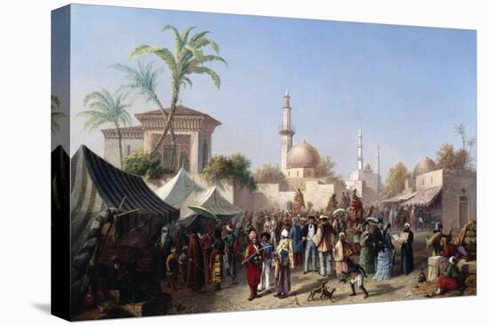 The Turkish Market-Rudolf von Alt-Premier Image Canvas