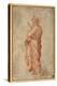 The Twelve Apostles: St. Bartholomew, 1518-20 (Chalk on Paper)-Giulio Romano-Premier Image Canvas