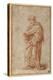 The Twelve Apostles: St. Philip, 1518-20 (Chalk on Paper)-Giulio Romano-Premier Image Canvas