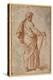 The Twelve Apostles: St. Simon, 1518-20 (Chalk on Paper)-Giulio Romano-Premier Image Canvas