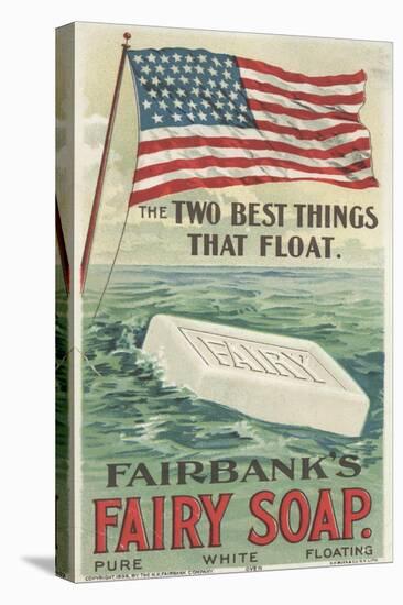 The Two Best Things That Float', Advertisement for Fairbank's Floating Fairy Soap, 1898-American School-Premier Image Canvas