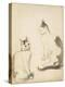 The Two Cats; Les Deux Chats-Theophile Alexandre Steinlen-Premier Image Canvas