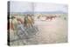 The Two Men with their Harrows Worked Methodically to and Fro-Carl Larsson-Premier Image Canvas