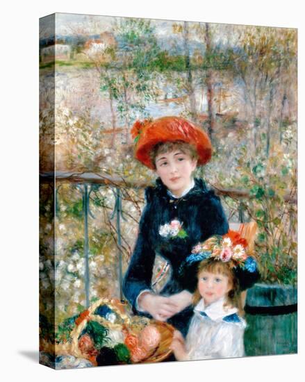 The Two Sisters, On the Terrace, 1881-Pierre Auguste Renoir-Stretched Canvas
