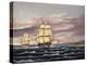 The U.S. Frigate United States and the Captured H. B. M. Frigate Macedonian Off Sandy Hook-Thomas Chambers-Premier Image Canvas