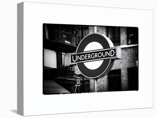 The Underground - Subway Station Sign - London - UK - England - United Kingdom - Europe-Philippe Hugonnard-Stretched Canvas