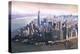 The unforgettable Skyline of New York Manhattan-Markus Bleichner-Stretched Canvas