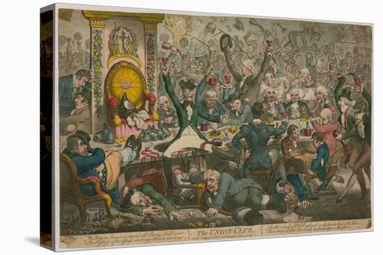 The Union Club-James Gillray-Premier Image Canvas